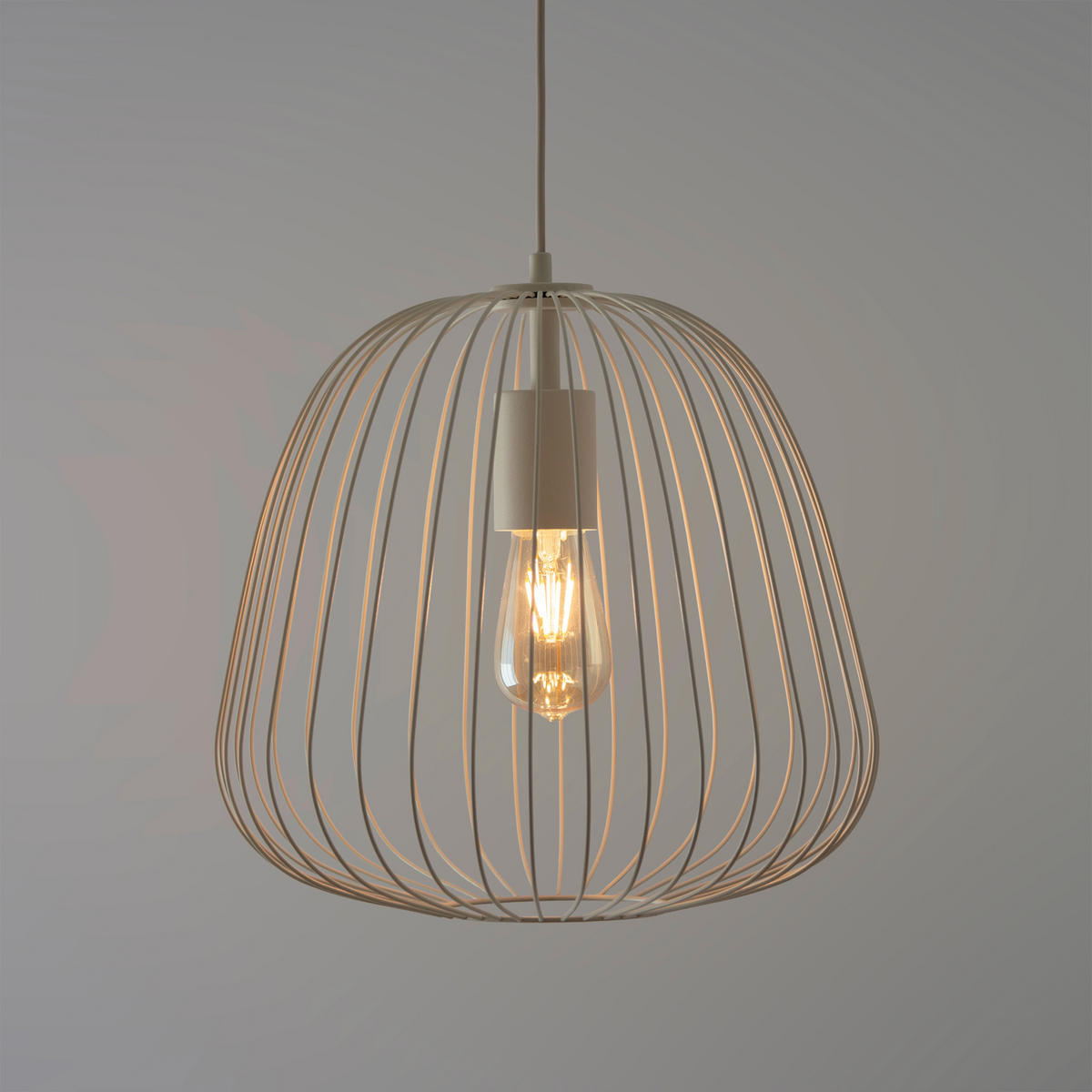 HÄNGELEUCHTE Ovella 36/36/110 cm   - Creme, Trend, Metall (36/36/110cm)