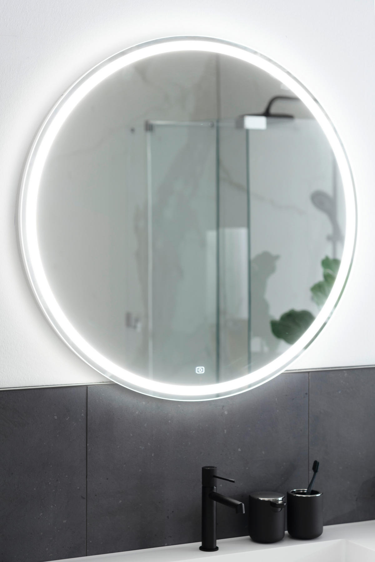 BADEZIMMERSPIEGEL 90/90/2,2 cm  - Klar, Design, Glas (90/90/2,2cm) - Schöner Wohnen