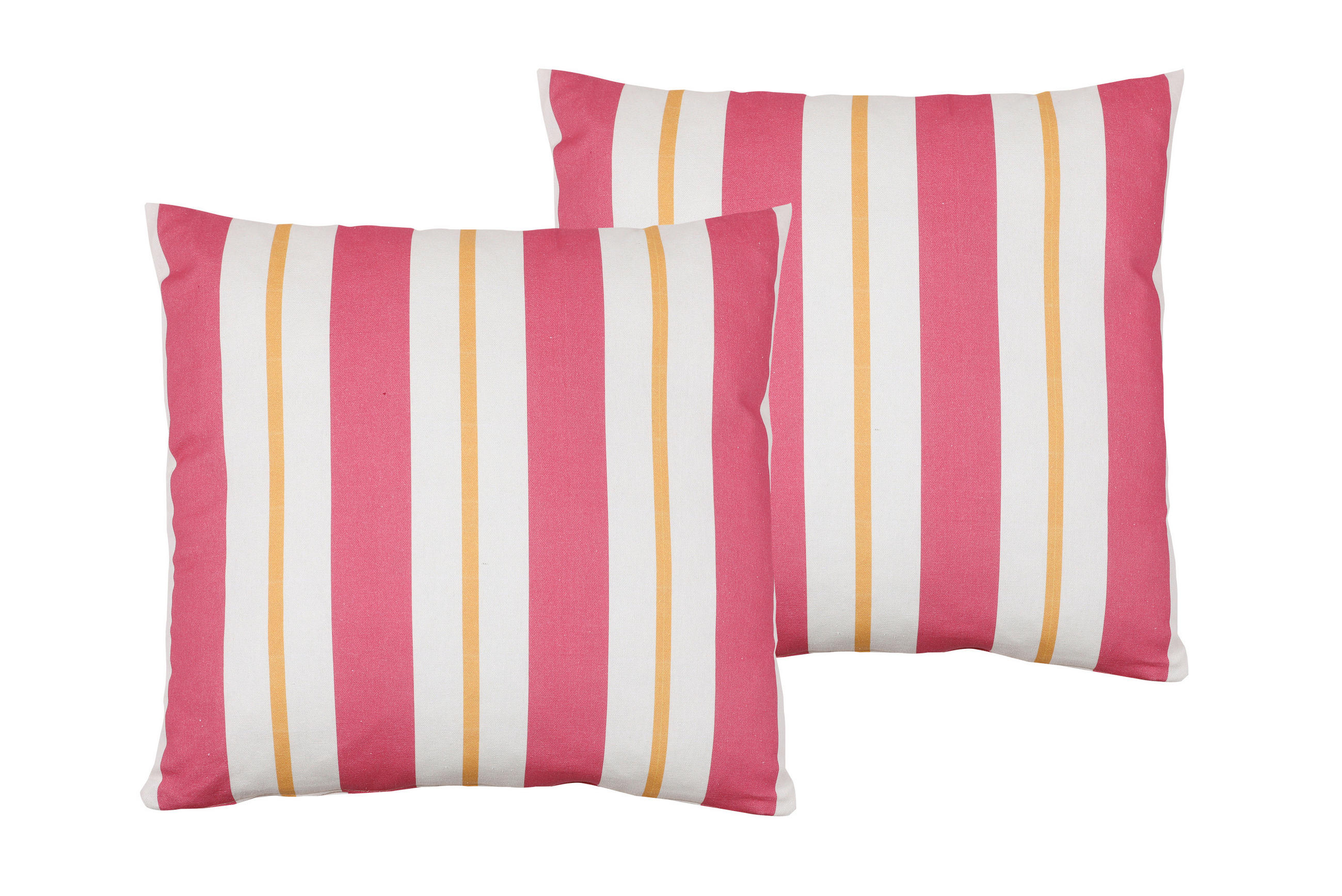 ZIERKISSENSET 2-teilig 48/48 cm  - Gelb/Rot, Basics, Textil (48/48cm)