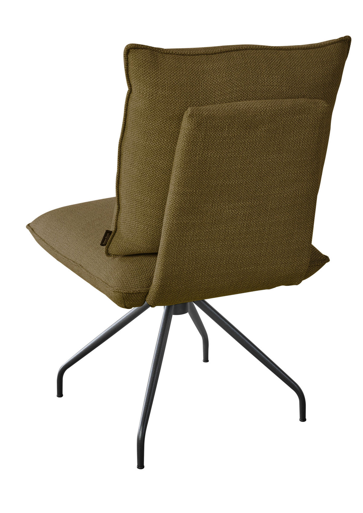 STUHL - Schwarz/Braun, Design, Textil/Metall (50/90/70cm) - Dieter Knoll