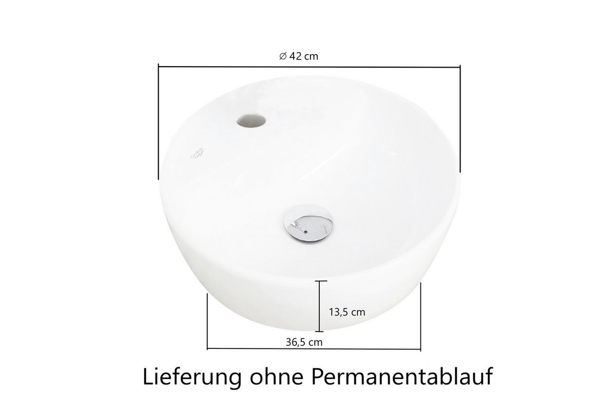 WASCHTISCHKOMBI 80 cm  - Sandfarben/Eichefarben, KONVENTIONELL, Keramik/Holzwerkstoff (80cm) - Xora