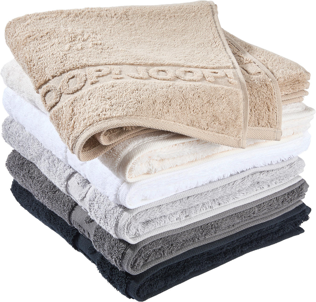 HANDTUCH Studio Colors Weiß  - Weiß, Basics, Textil (50/100cm) - Joop!