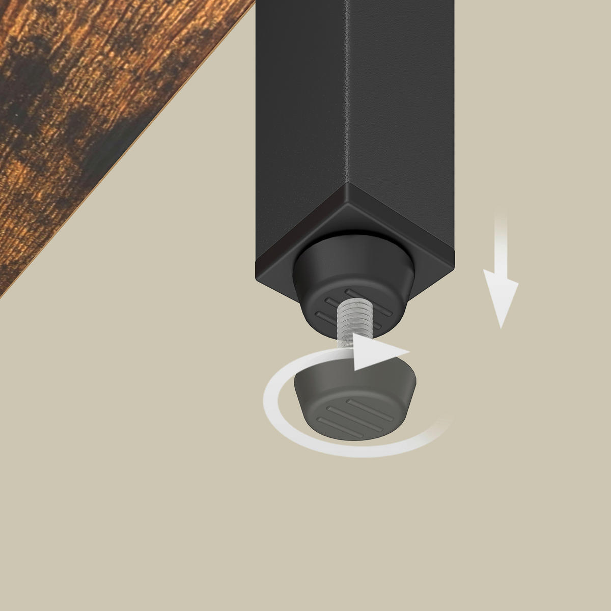 BEISTELLREGAL 128/187,1/24 cm  - Schwarz/Braun, Trend, Holzwerkstoff/Kunststoff (128/187,1/24cm) - Boxxx