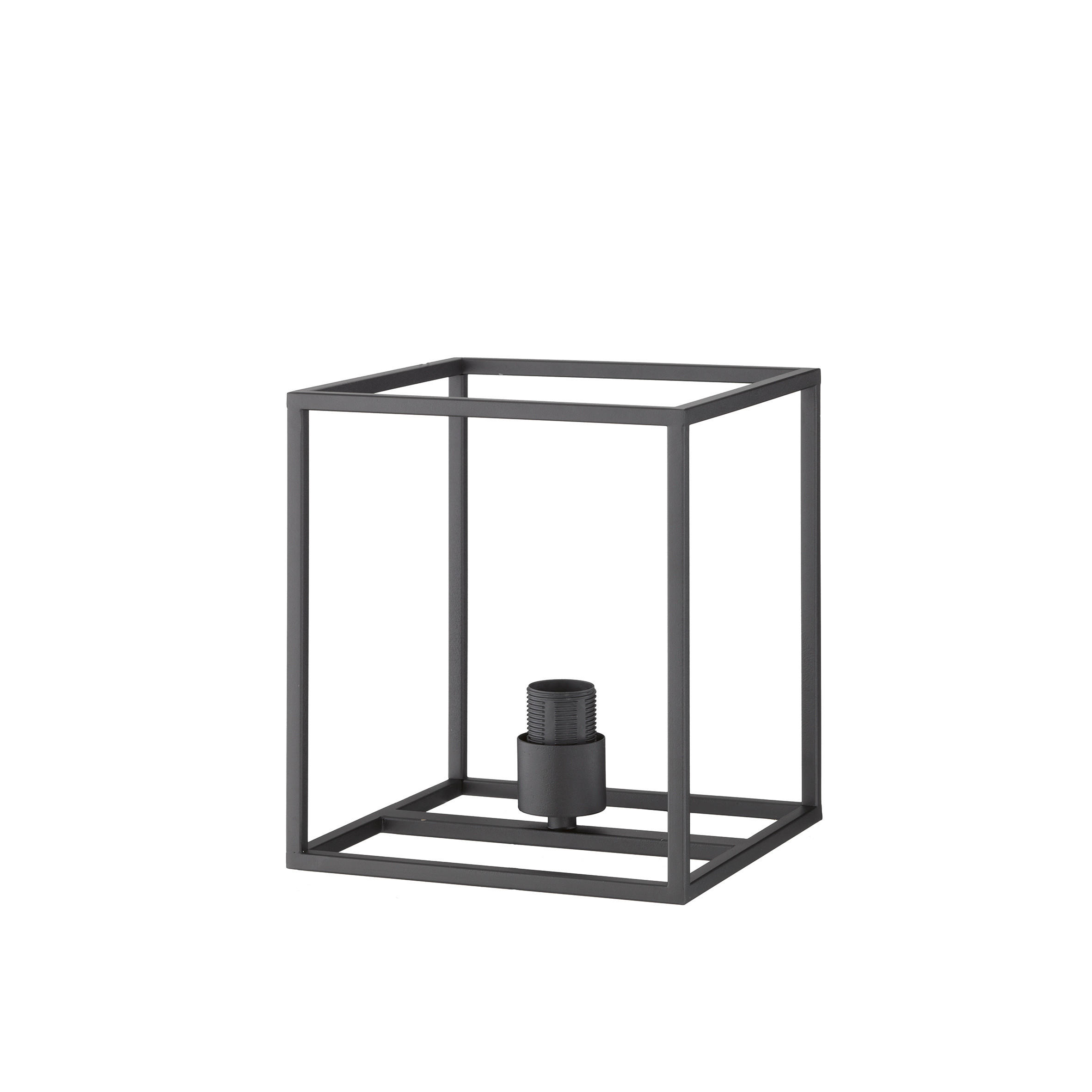 TISCHLEUCHTE - Schwarz, Basics, Metall (23/23/26cm) - Fischer & Honsel