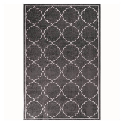 LÄUFER 80/200 cm Berlin Grau  - Grau, LIFESTYLE, Kunststoff/Textil (80/200cm)