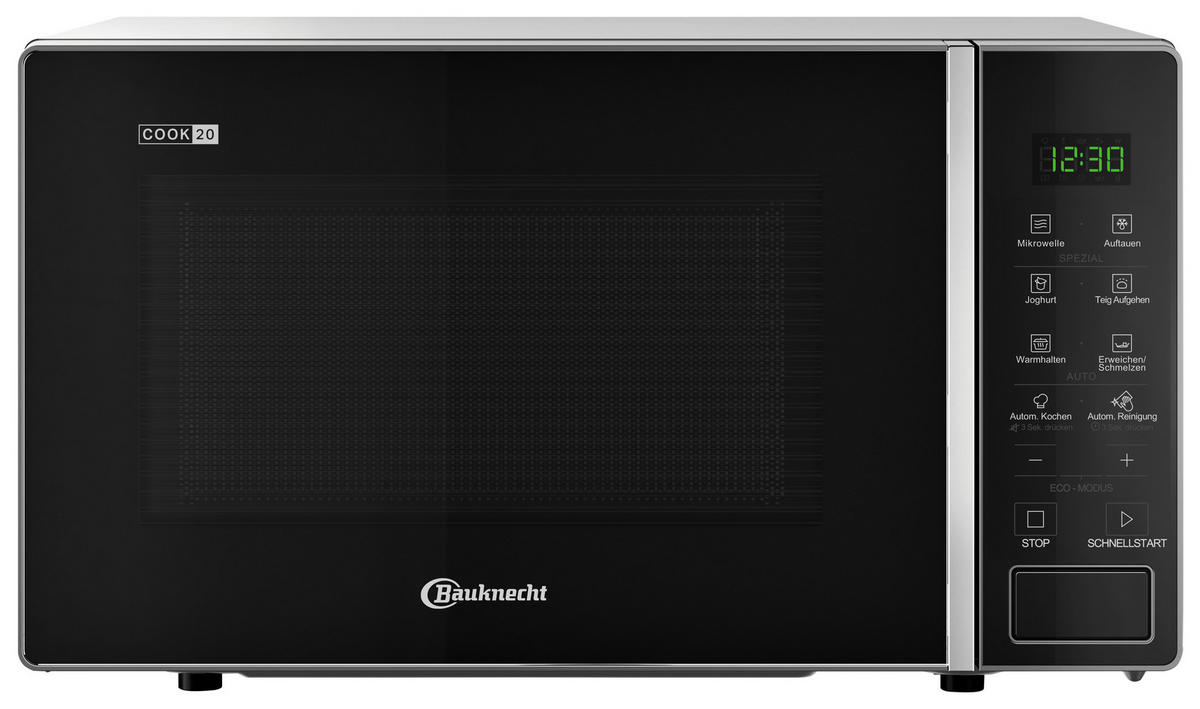 MIKROWELLE MWK 201 B  - Schwarz, Trend, Glas/Kunststoff (45,2/26,2/35cm) - Bauknecht
