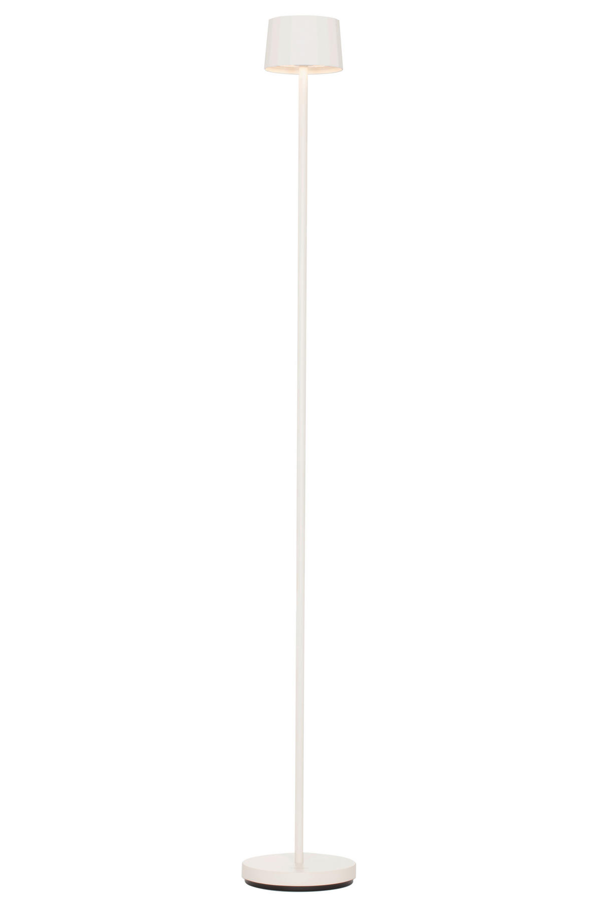 AKKU-STEHLEUCHTE - Weiss, Design, Kunststoff/Metall (16/120cm) - Dieter Knoll