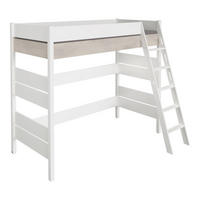 HOCHBETT 120/200 cm  - Eichefarben/Weiß, Basics, Holzwerkstoff (120/200cm) - Paidi