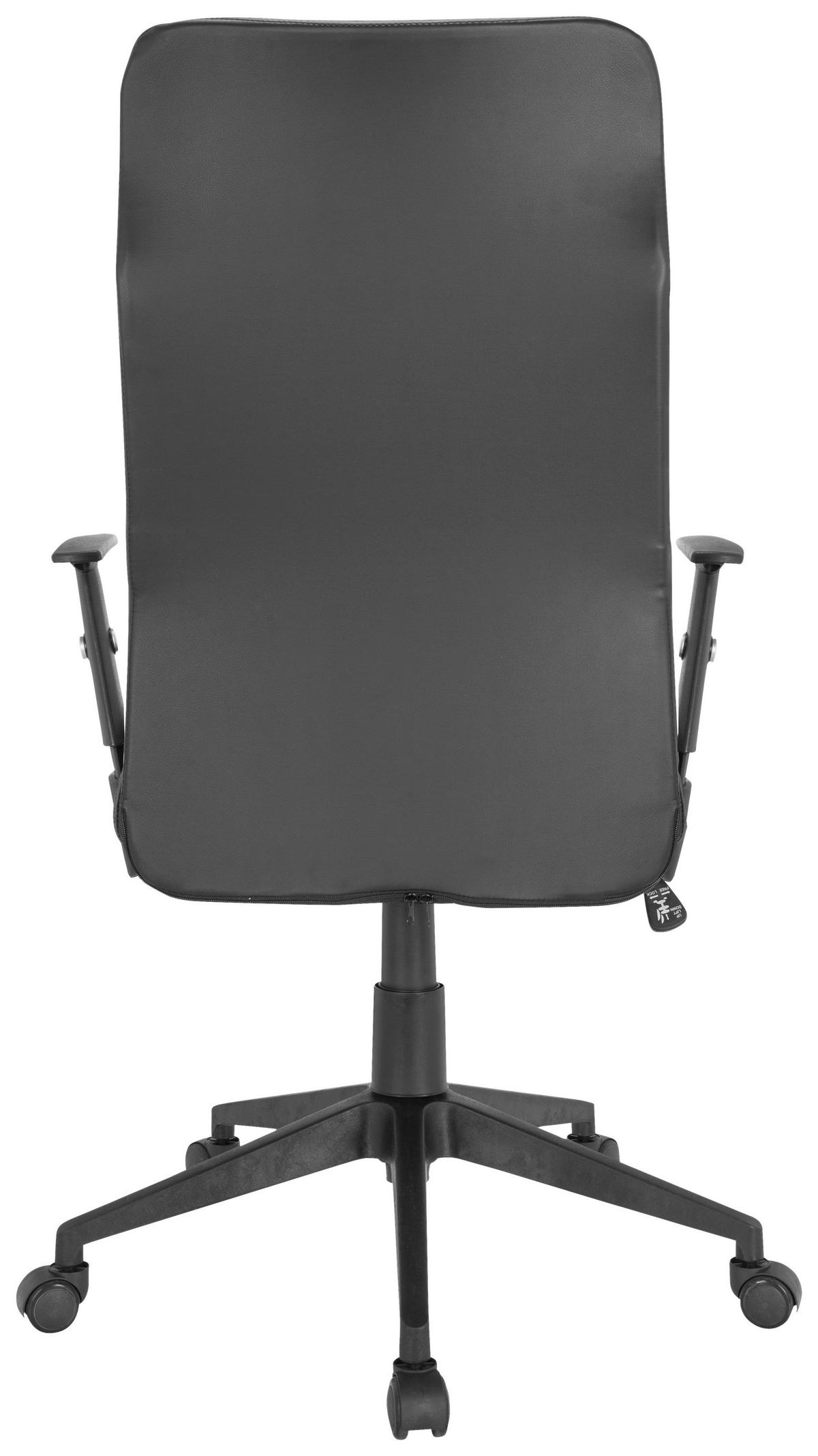 SNURRSTOL  i läderimitation svart  - svart, Modern, textil/plast (72/115/55cm) - MID.YOU