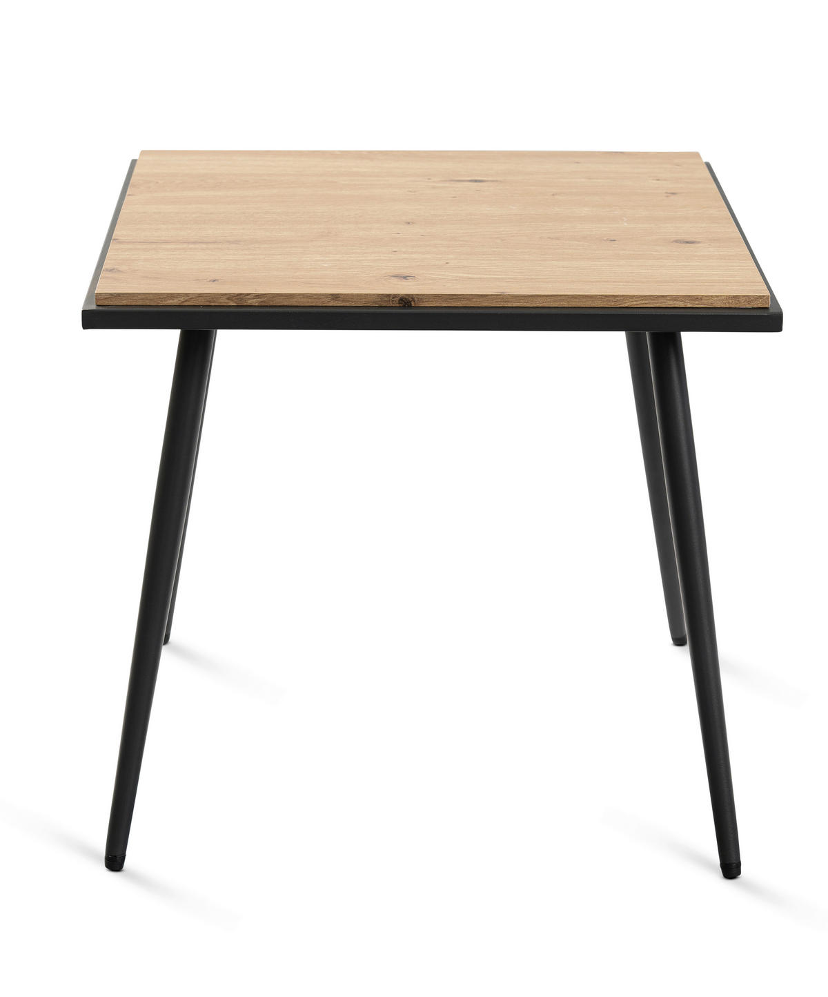 COUCHTISCH 50/50/45 cm quadratisch Eiche Artisan  - Anthrazit/Eiche Artisan, Design, Holzwerkstoff/Metall (50/50/45cm) - Xora