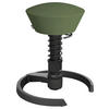 BÜROHOCKER 55/45,66/55 cm  - Schwarz/Grün, Basics, Textil/Metall (55/45,66/55cm) - Aeris