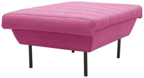 HOCKER Rosa  - Schwarz/Rosa, Design, Textil/Metall (70/45/70cm) - LOOKS by W.Joop