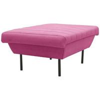 HOCKER Rosa  - Schwarz/Rosa, Design, Textil/Metall (70/45/70cm) - LOOKS by W.Joop