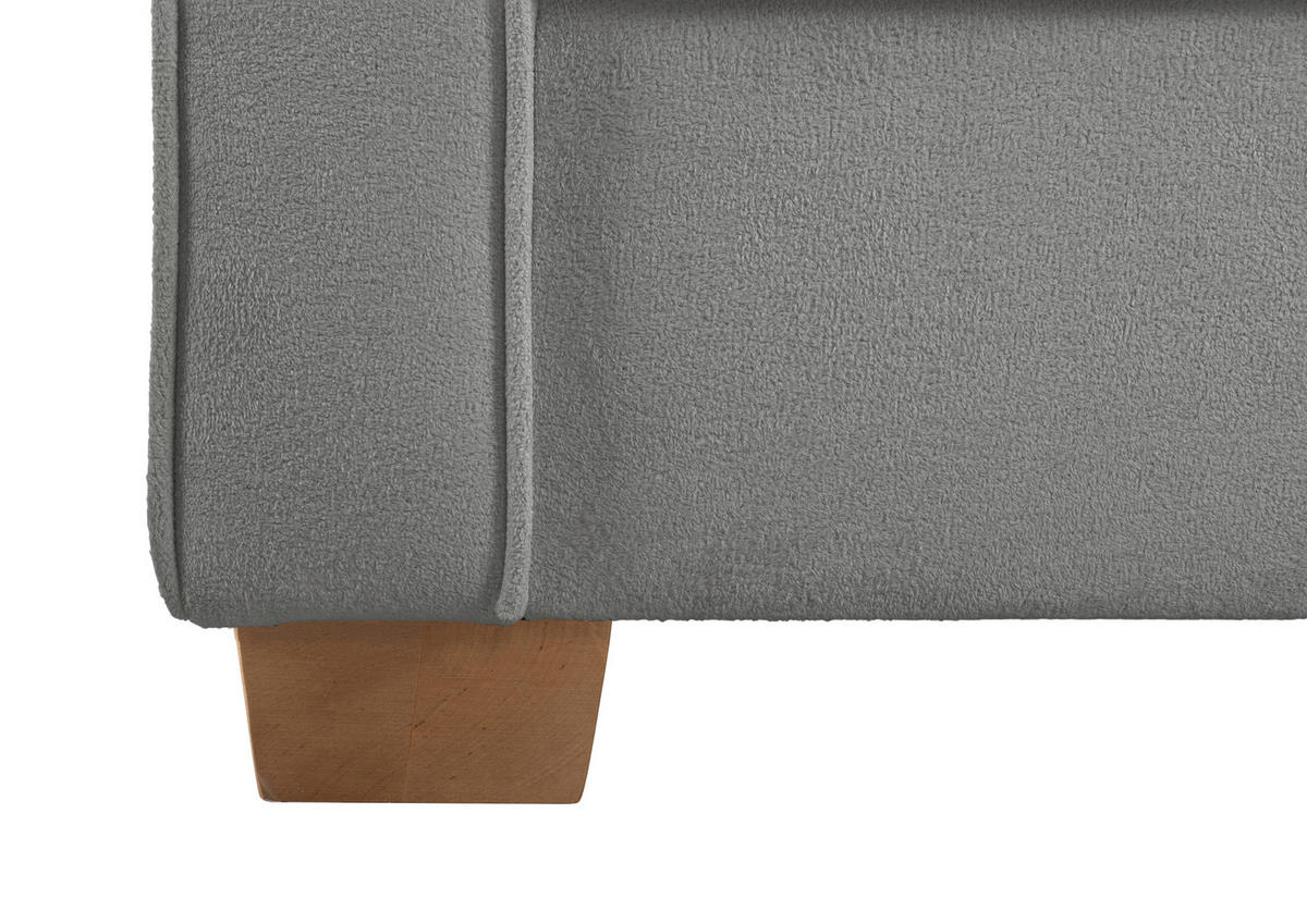 SESSEL in Grau  - Buchefarben/Grau, Design, Holz/Textil (93/89/82cm) - MID.YOU