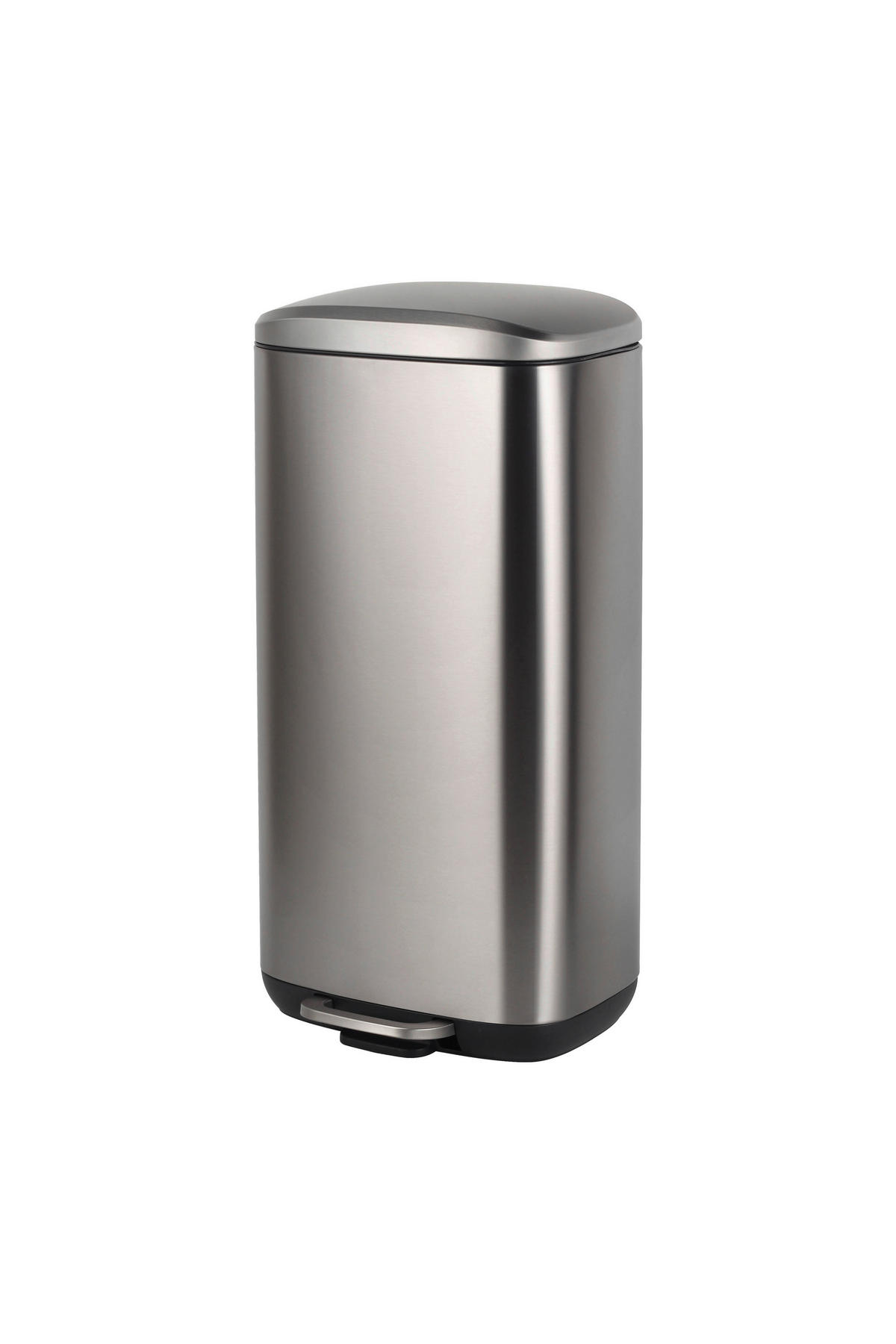 ABFALLEIMER 30 L  - Schwarz/Grau, Basics, Kunststoff/Metall (34,8/67,4/30,5cm) - Novel