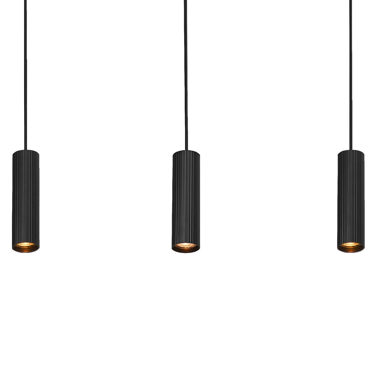PENDELLEUCHTE 82,5/5,6/124 cm  - Schwarz, KONVENTIONELL, Metall (82,5/5,6/124cm) - Ledvance