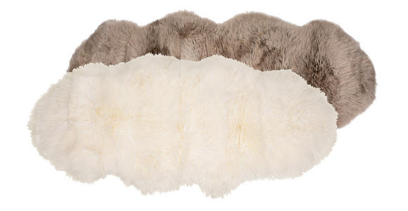 SCHAFFELL 65/145 cm Albany  - Weiß, Trend, Fell (65/145cm) - Linea Natura