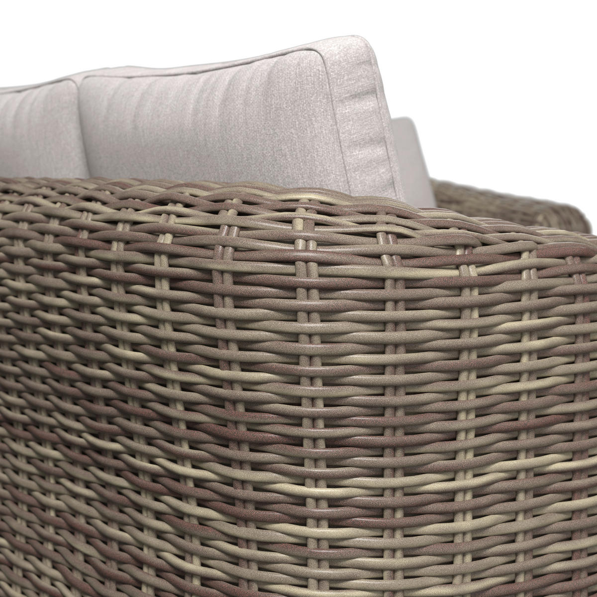 LOUNGEGARNITUR   266/73/266 cm Akazie Aluminium  - Naturfarben, Natur, Holz/Kunststoff (266/73/266cm) - Ambia Garden