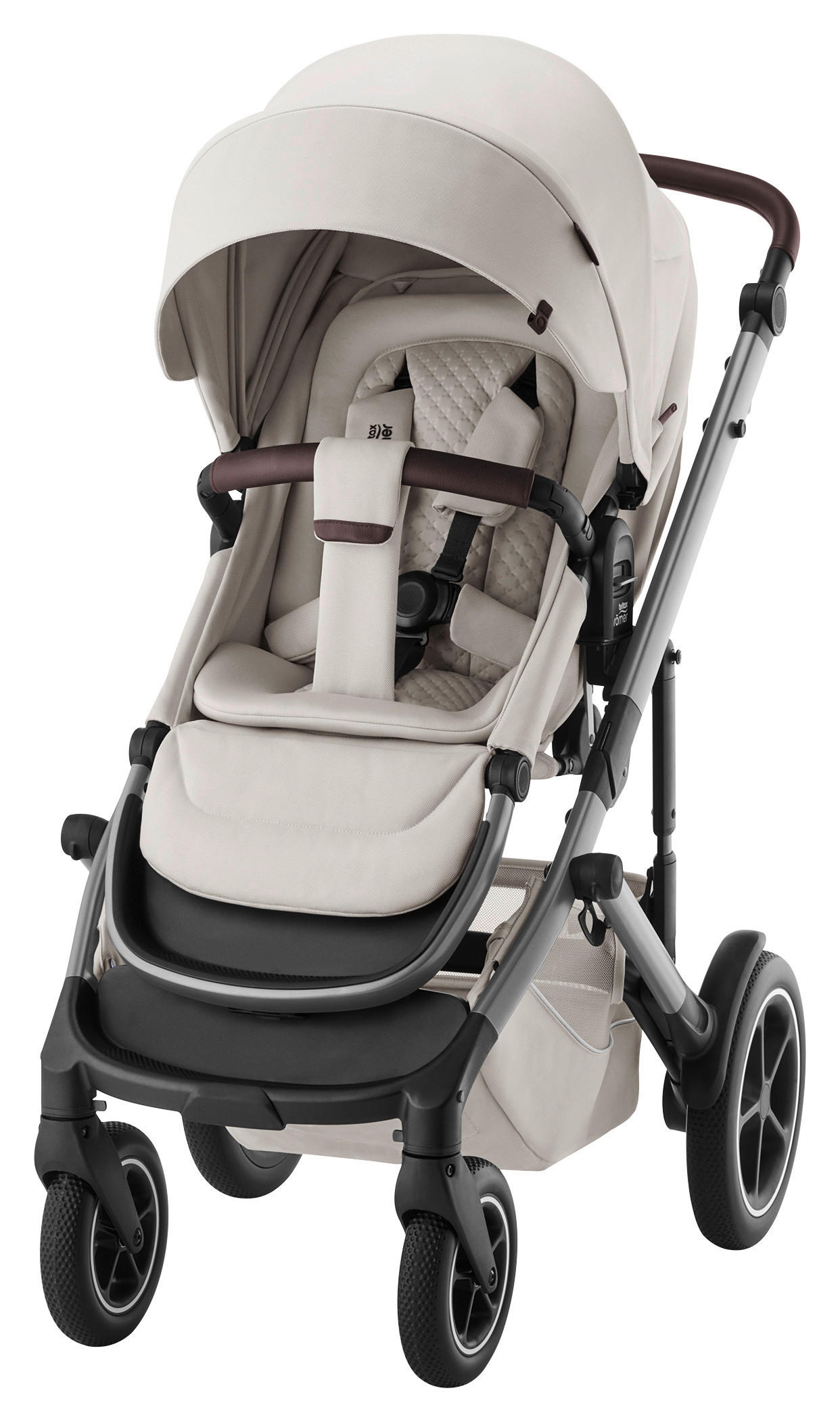 KINDERWAGEN  Smile 5Z  Soft Taupe  - Creme/Grau, Basics, Textil/Metall (57/112/97,7cm) - Britax Römer