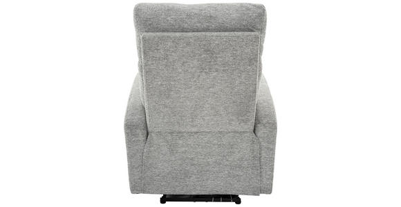 FERNSEHSESSEL  mit Webstoff Grau, Schwarz  - Schwarz/Grau, Design, Kunststoff/Textil (76/102/93cm) - Carryhome