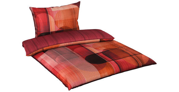 WENDEBETTWÄSCHE Satin 140/200 cm - Terracotta, Design, Textil (140/200cm) - Novel