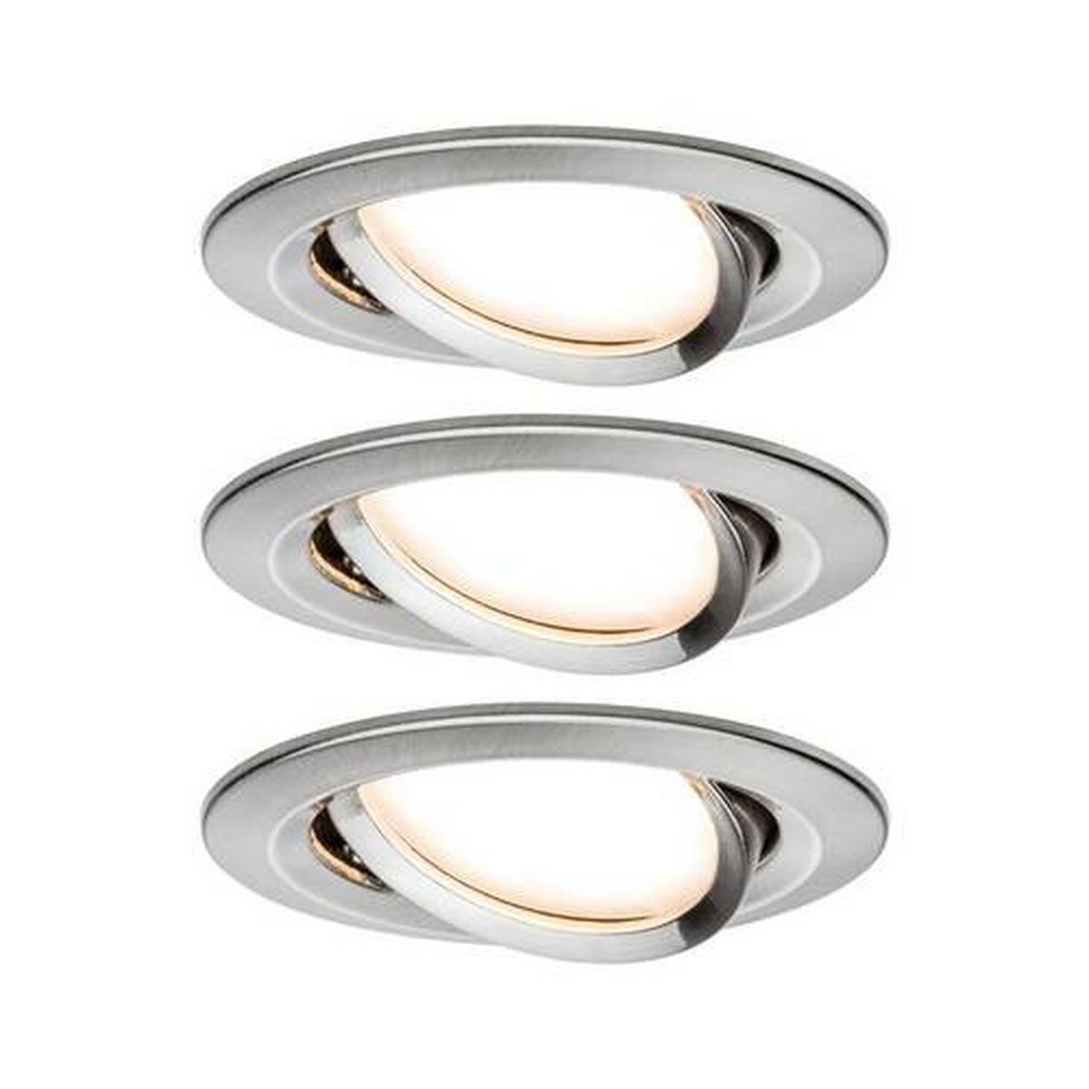 LED-DECKENLEUCHTE 8,4 cm  - Alufarben, Basics, Metall (8,4cm) - Paulmann