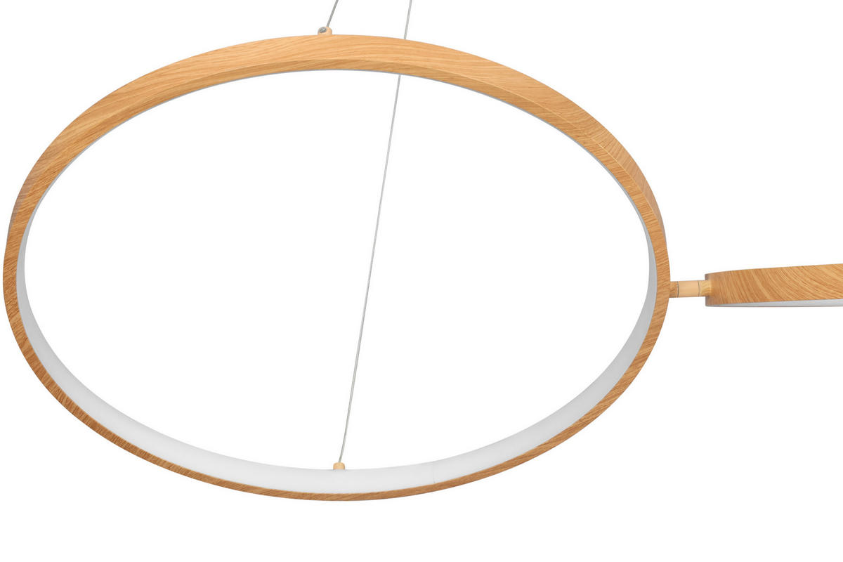 LED-HÄNGELEUCHTE 106/53/120 cm    - Naturfarben, Trend, Kunststoff/Metall (106/53/120cm) - Novel