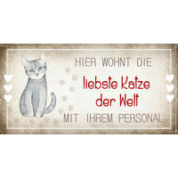 DEKOPANEEL Text 20/40 cm  - Multicolor, Basics, Holz (20/40cm)