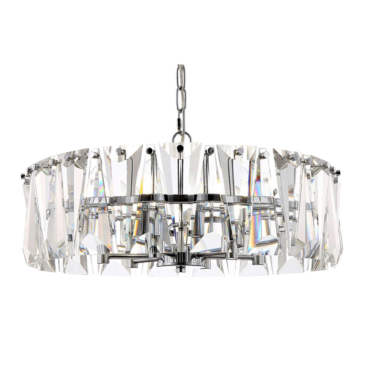 PENDELLEUCHTE  51,7/23,8/51,7 cm   - Chromfarben, Basics, Glas/Metall (51,7/23,8/51,7cm) - MAYTONI