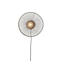 NÁSTĚNNÉ SVÍTIDLO, 38/25/38 cm - černá, Trend (38/25/38cm) - Good & Mojo