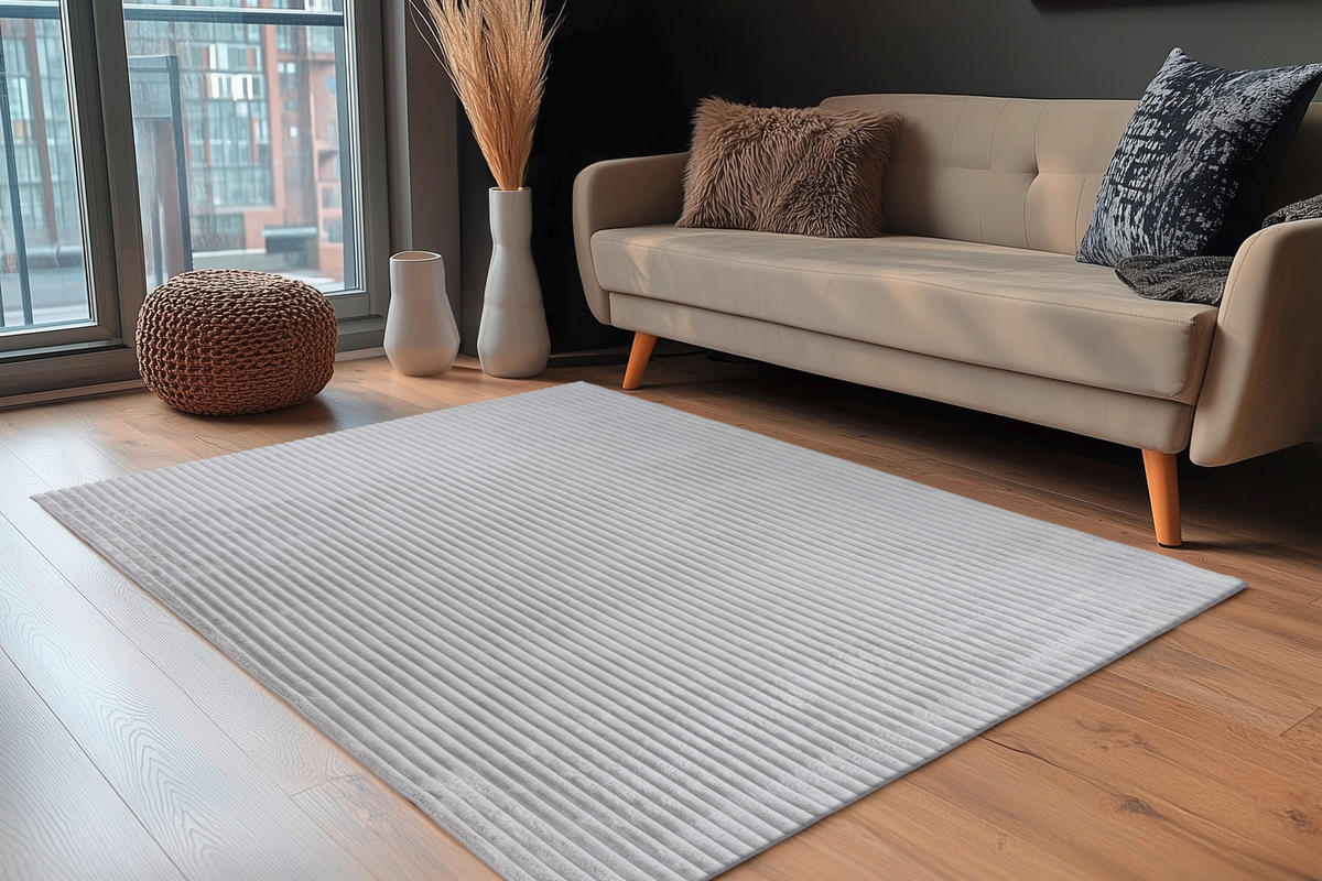 SZŐNYEG   - ezüst, Trend, textil (200/290cm)