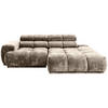 ECKSOFA in Flachgewebe Taupe  - Taupe, Modern, Textil (239/150cm) - MID.YOU