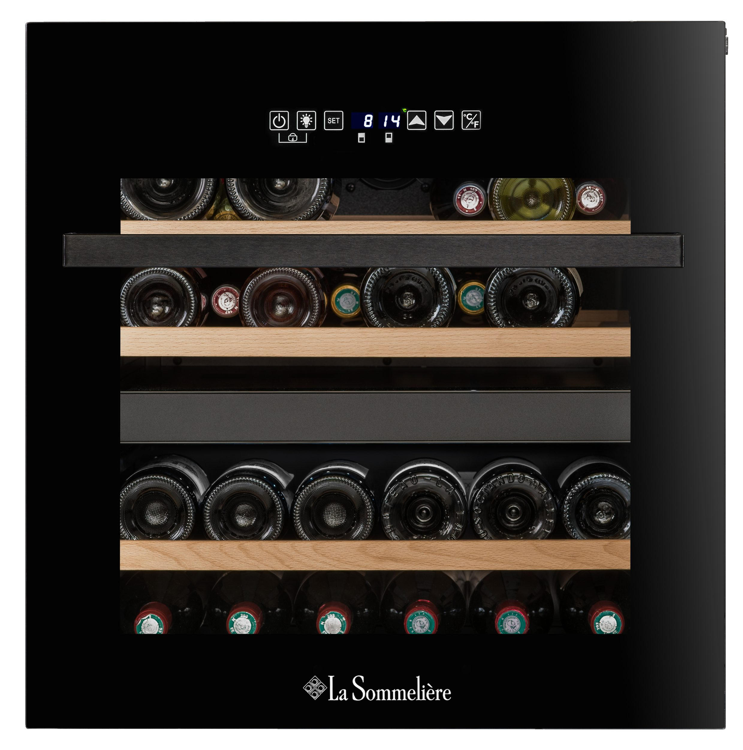 WEINKÜHLSCHRANK LSBI36BDZ  - Basics, Glas/Holz (59,0/59,5/56,3cm)