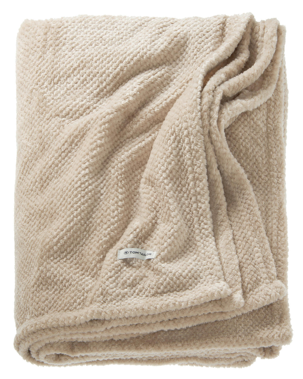 PĂTURĂ 220/240 cm  - bej, Basics, textil (220/240cm) - Tom Tailor