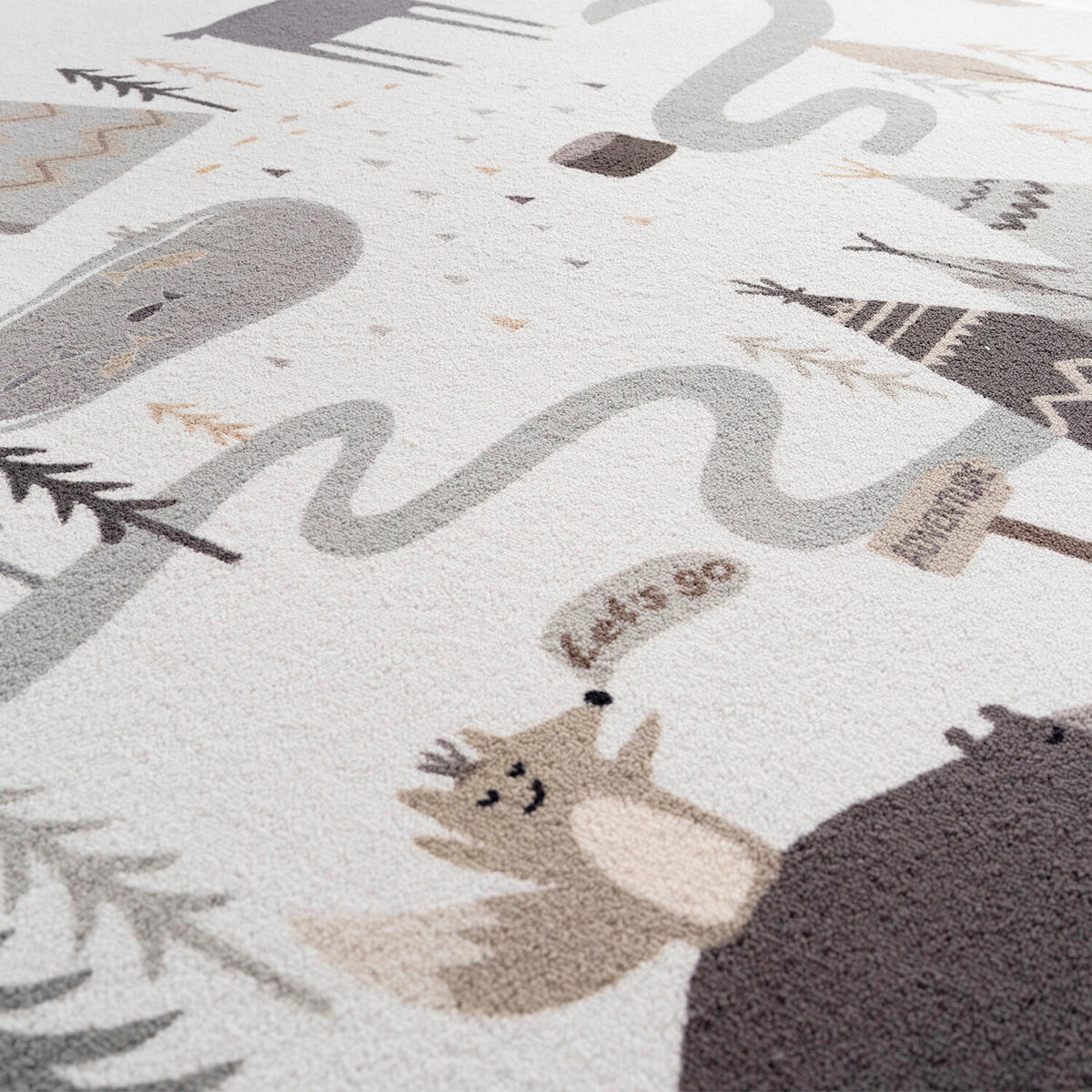KINDERTEPPICH  Wohnzimmer 200/200 cm COCO Creme rund  - Creme, Trend, Kunststoff/Textil (200/200cm) - Ayyildiz 