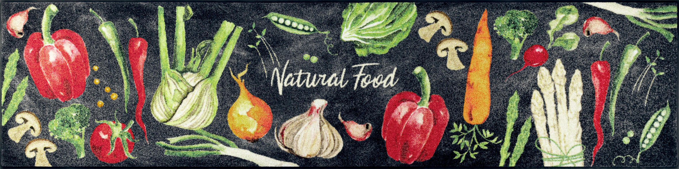 KÜCHENLÄUFER 60/240 cm Multicolor  - Multicolor, Design, Kunststoff/Textil (60/240cm) - wash+dry