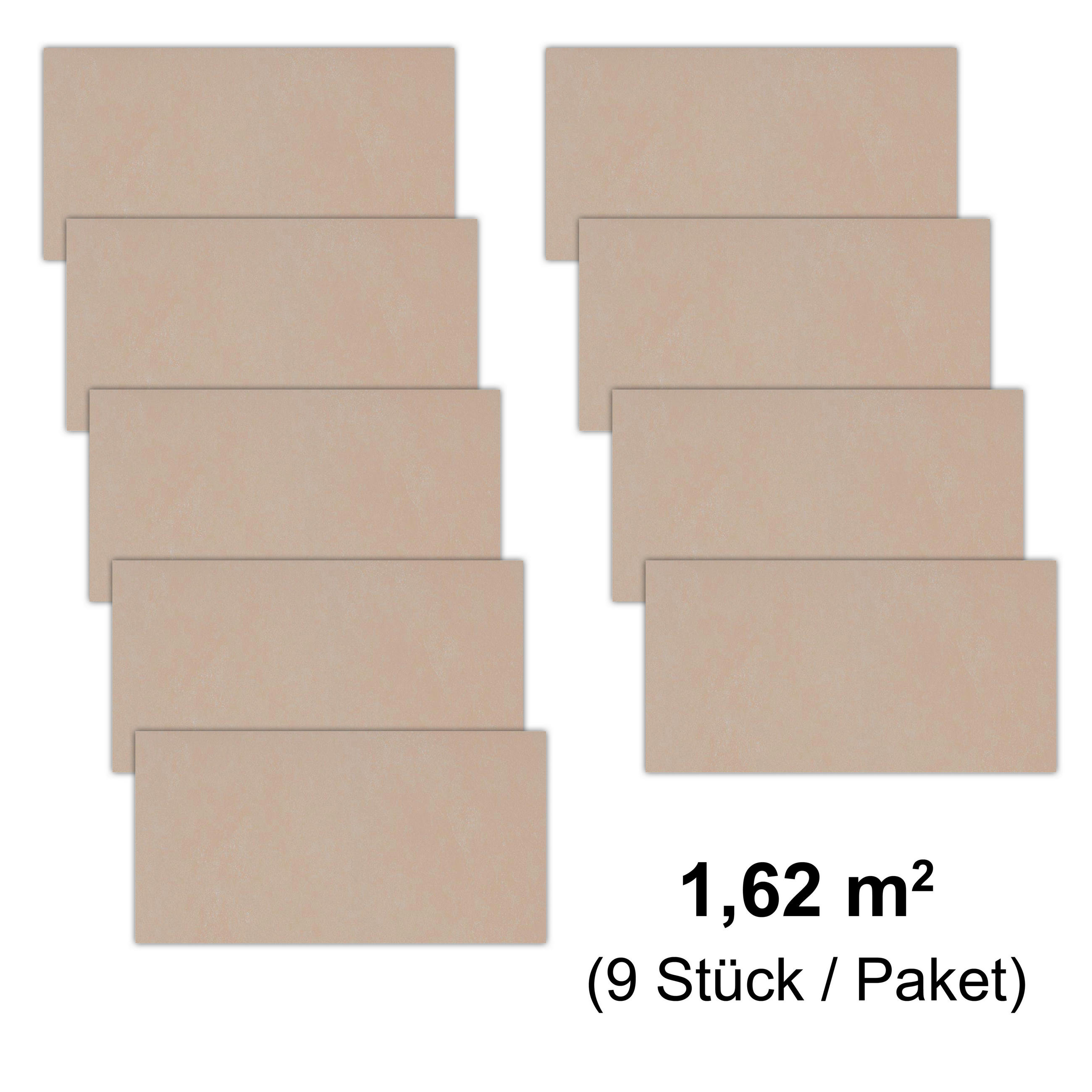 WANDPANEEL Baridecor Aqua Beige, Perlmutt  - Beige/Perlmutt, Design, Kunststoff (60/30/0,4cm)