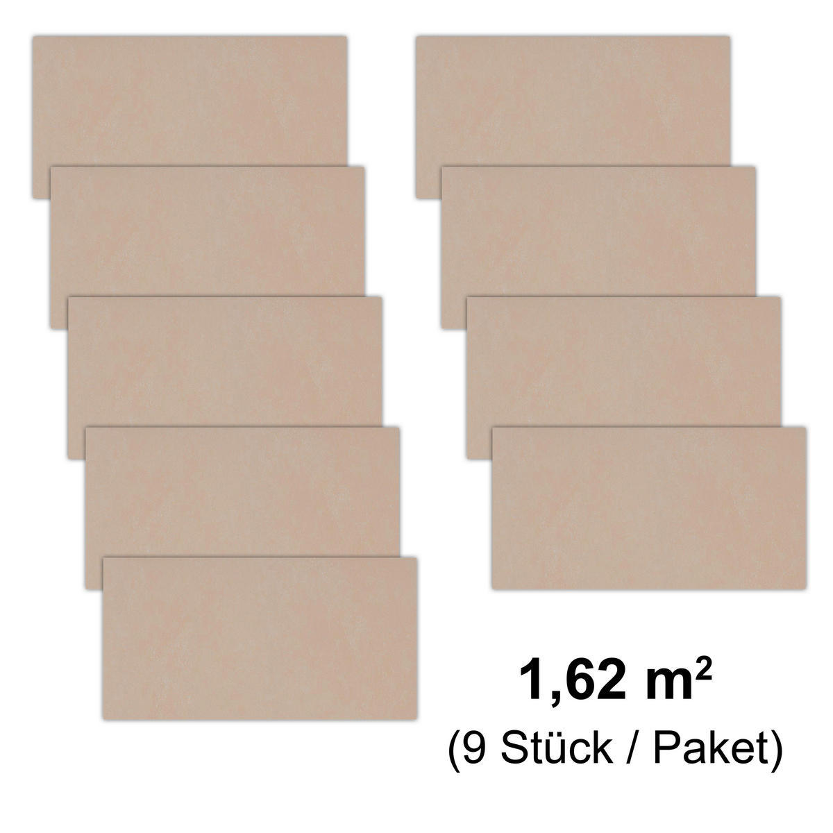 WANDPANEEL Baridecor Aqua Beige, Perlmutt  - Beige/Perlmutt, Design, Kunststoff (60/30/0,4cm)