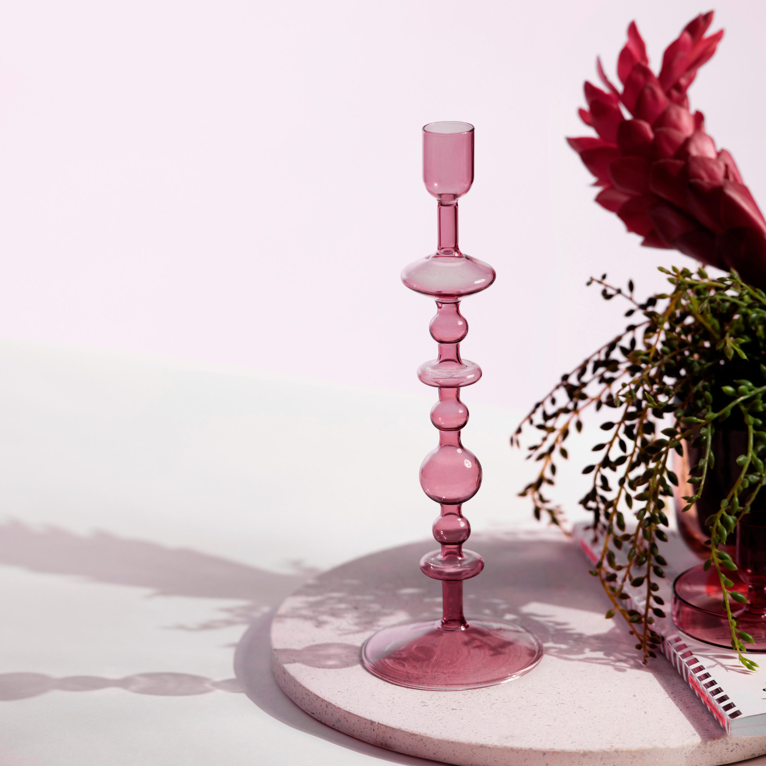KERZENHALTER - Beere, MODERN, Glas (9,0/9,0/27,0cm) - like.Villeroy & Boch