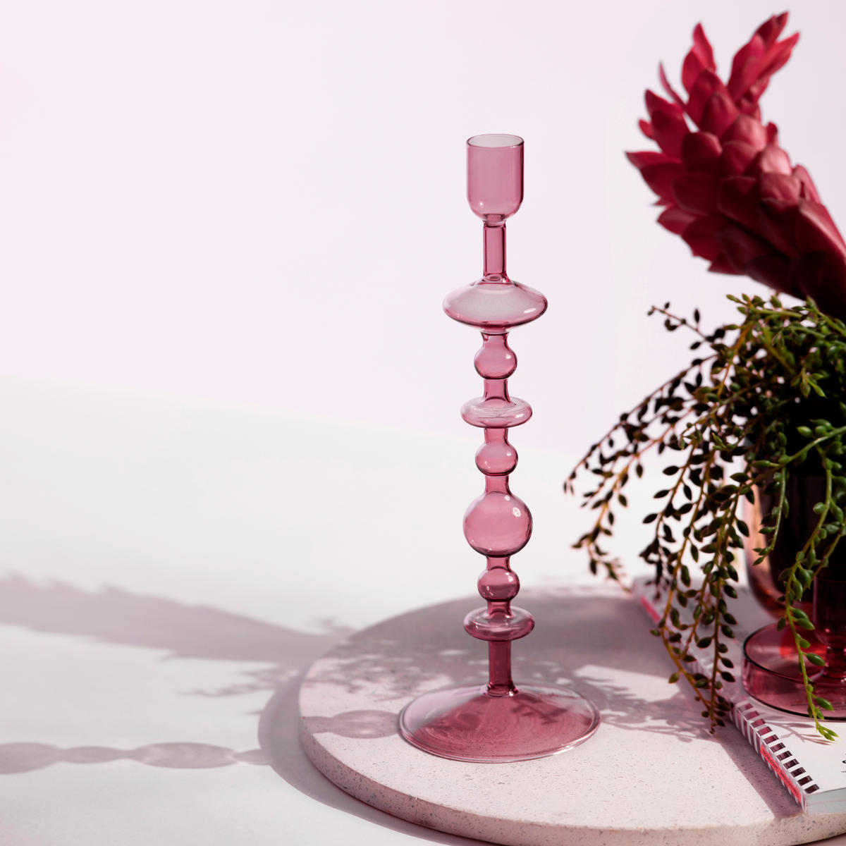 KERZENHALTER - Beere, MODERN, Glas (9,0/9,0/27,0cm) - like.Villeroy & Boch