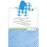 BILLETT - Blau/Weiß, Basics, Papier (11,5/18cm) - Hallmark BILLETT - Blau/Weiß, Basics, Papier (11,5/18cm) - Hallmark