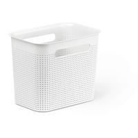 KOŠARA   26,2/18/21,1 cm     - bela, Basics, umetna masa (26,2/18/21,1cm) - Rotho