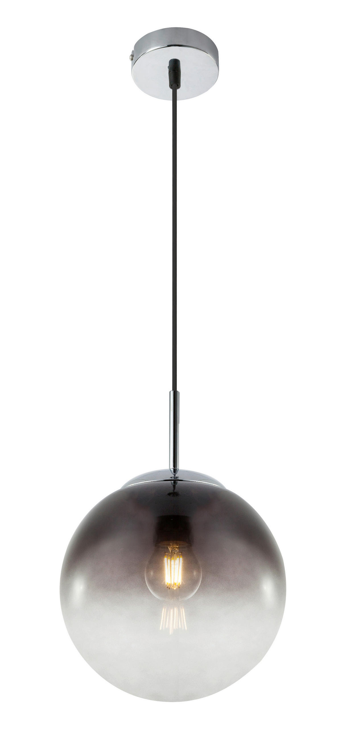 HÄNGELEUCHTE 20/120 cm   - Basics, Glas/Metall (20/120cm) - Globo