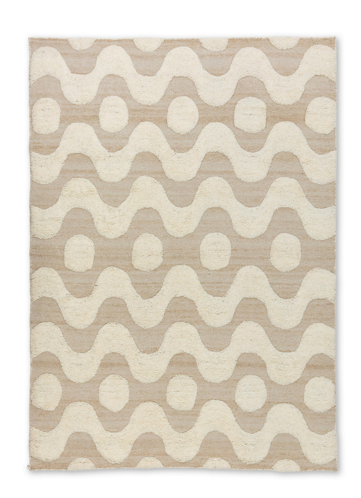 WEBTEPPICH 120/170 cm Milena Naturfarben rechteckig  - Naturfarben, Basics, Kunststoff/Textil (120/170cm) - Schöner Wohnen