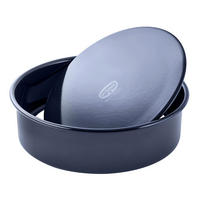 BACKFORM 28 cm  - Blau, Basics, Metall (28cm) - Dr.Oetker