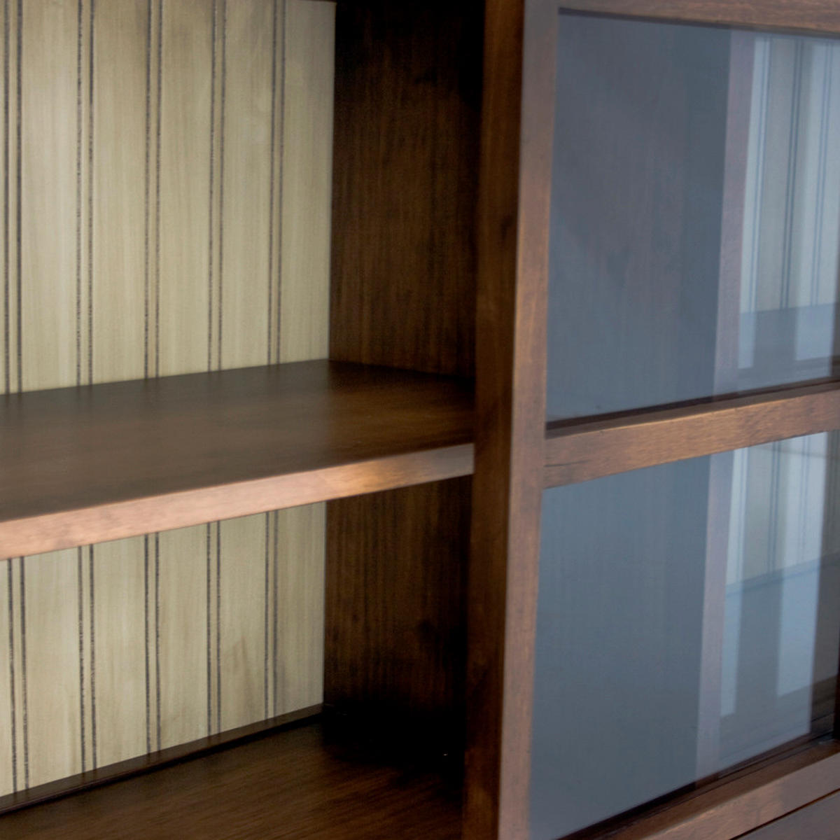 SIDEBOARD UrbanClass  in 190,5/82/49 cm  - Nussbaumfarben/Creme, LIFESTYLE, Glas/Holz (190,5/82/49cm) - Livetastic