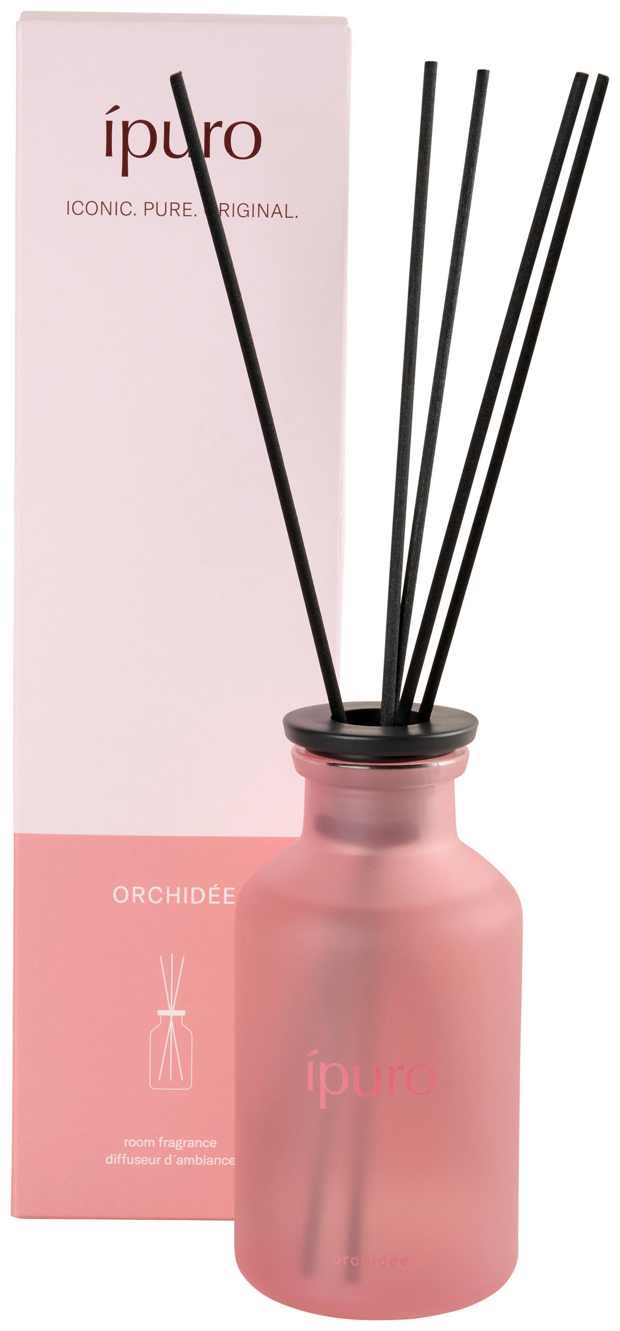 OSVJEŽIVAČ PROSTORA  240 ml  - pink, Basics, staklo (240ml) - Ipuro