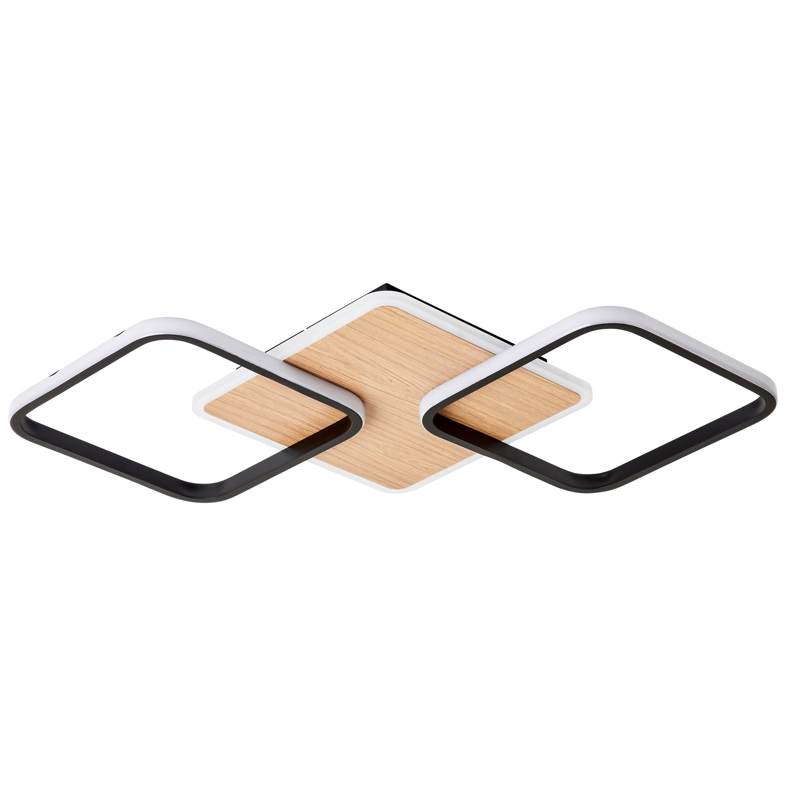 LED-DECKENLEUCHTE 62/7/62 cm   - Weiß, Design, Kunststoff/Metall (62/7/62cm) - Brilliant