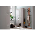 GARDEROBE 2-teilig  in 130/198/29 cm  - Wildeiche/Grau, Design, Holz/Holzwerkstoff (130/198/29cm) - Moderano