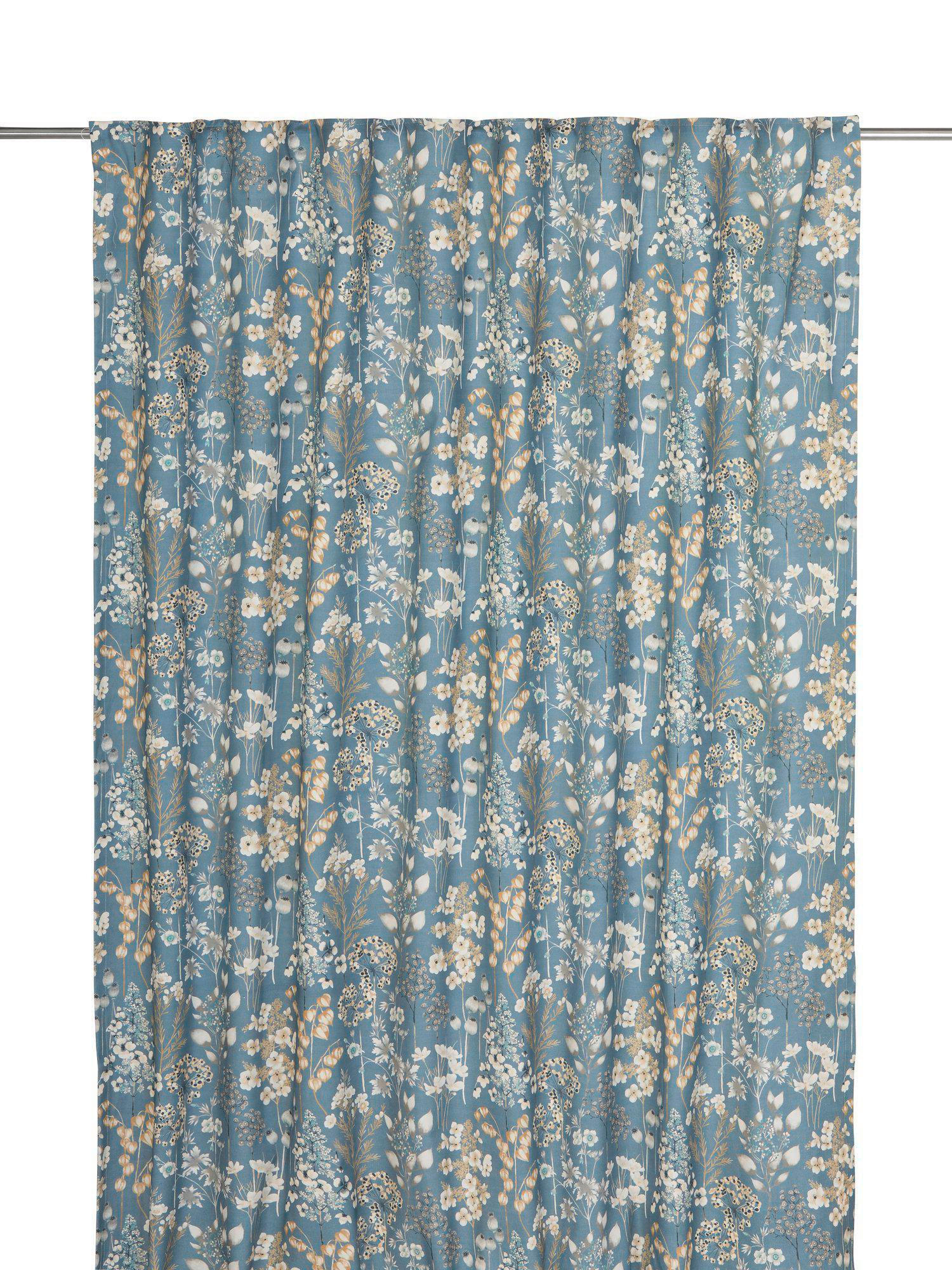 FERTIGVORHANG  blickdicht   135/280 cm 2 Stück  - Blau, Natur, Textil (135/280cm) - Svanefors